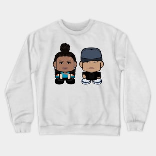 Mr. & Mrs. Obamabot POLITICO'BOT Toy Robot (Thumbs Up) Crewneck Sweatshirt